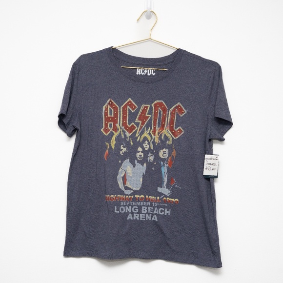 Lucky Brand AC/DC Band Graphic T Shirt Large - Picture 1 of 6